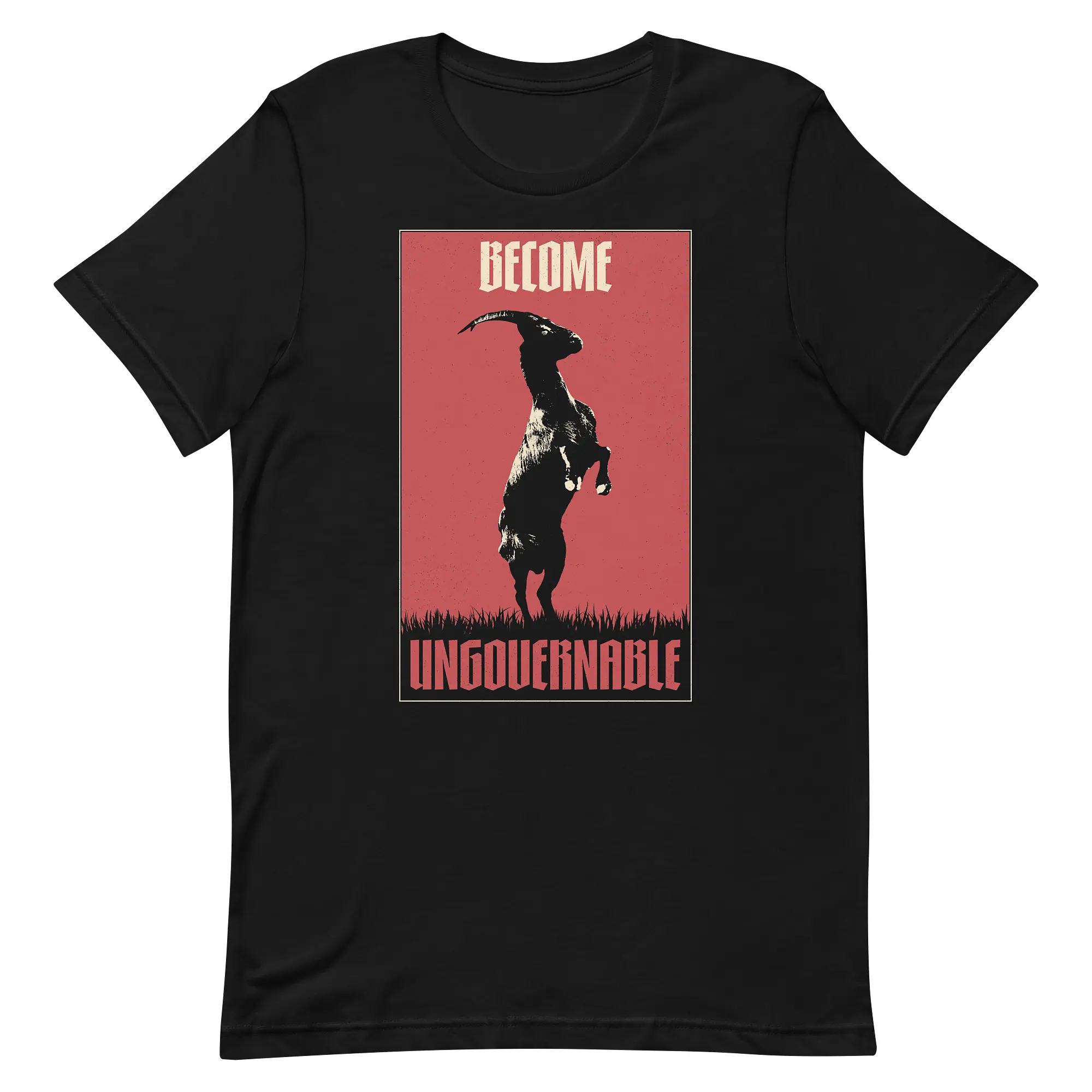 "Become Ungovernable" standing goat tee