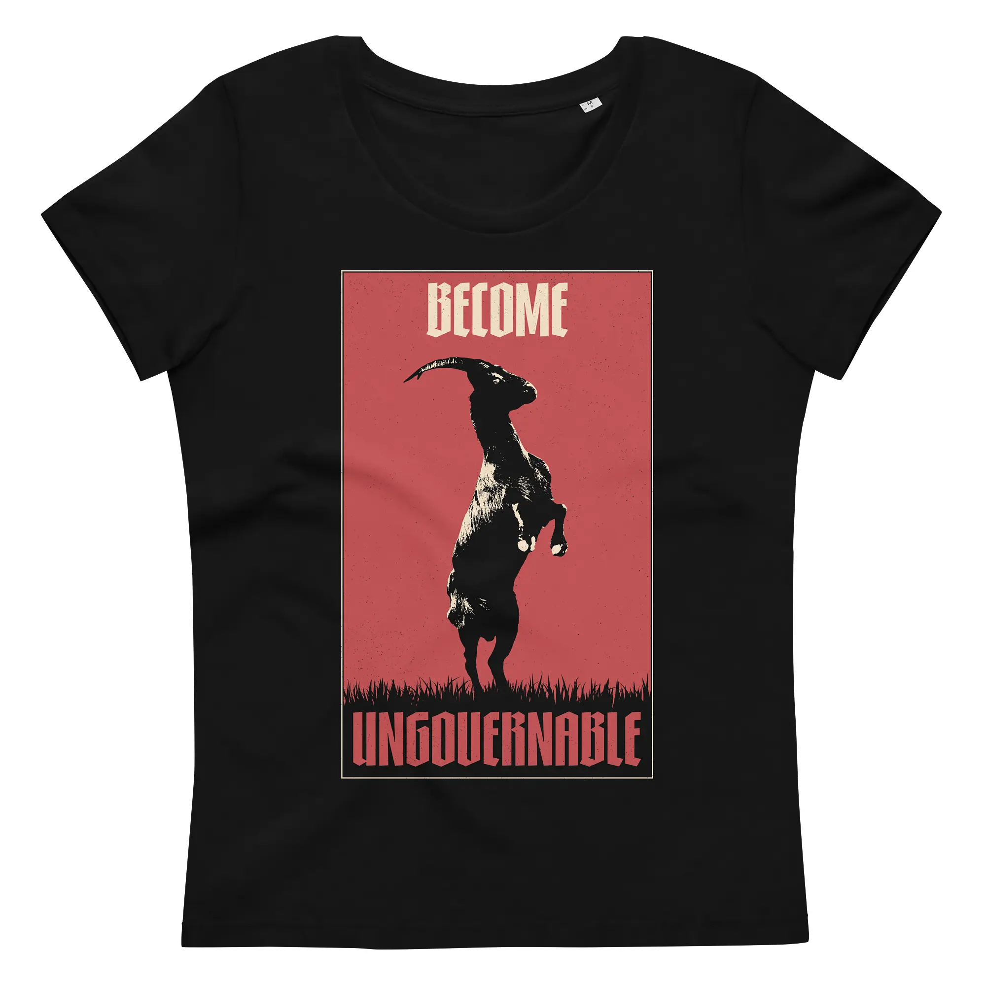 “Become Ungovernable” standing goat tee